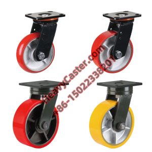 super heavy duty PU caster wheels