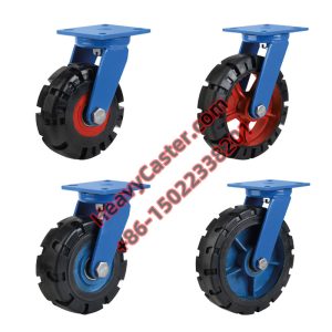 super heavy duty rubber caster wheel